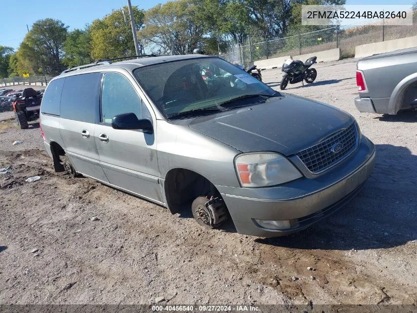 2004 Ford Freestar Sel VIN: 2FMZA52244BA82640 Lot: 40456540