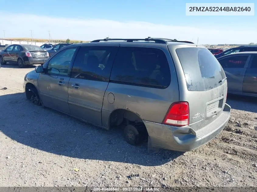 2004 Ford Freestar Sel VIN: 2FMZA52244BA82640 Lot: 40456540