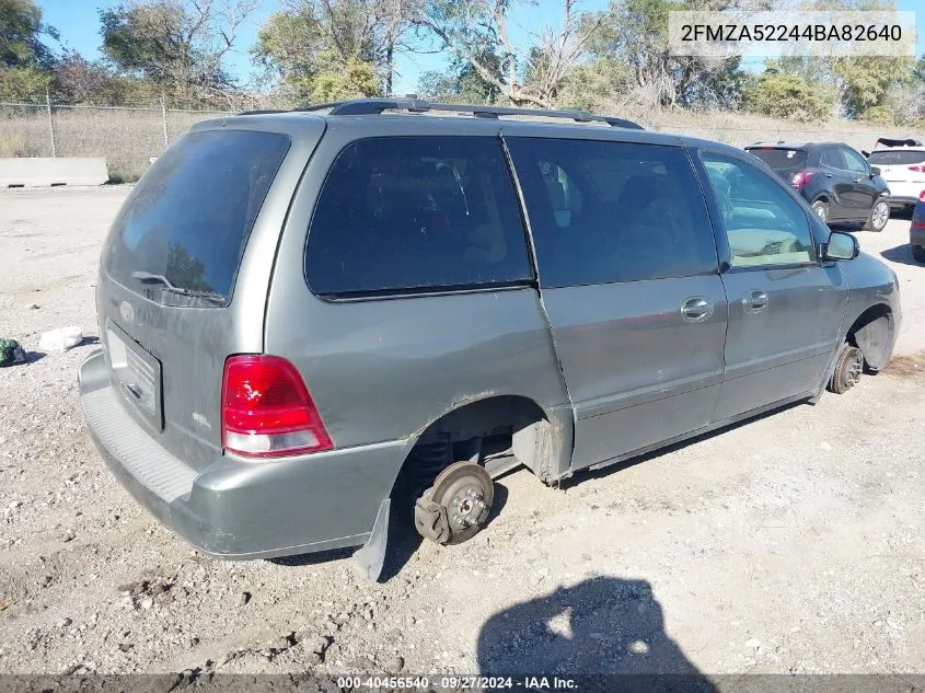 2004 Ford Freestar Sel VIN: 2FMZA52244BA82640 Lot: 40456540