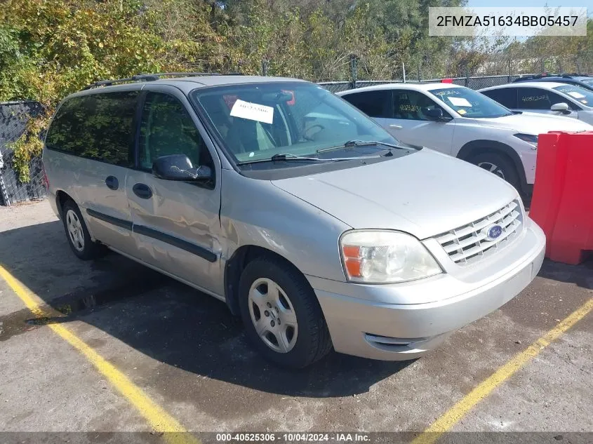 2004 Ford Freestar Se VIN: 2FMZA51634BB05457 Lot: 40525306