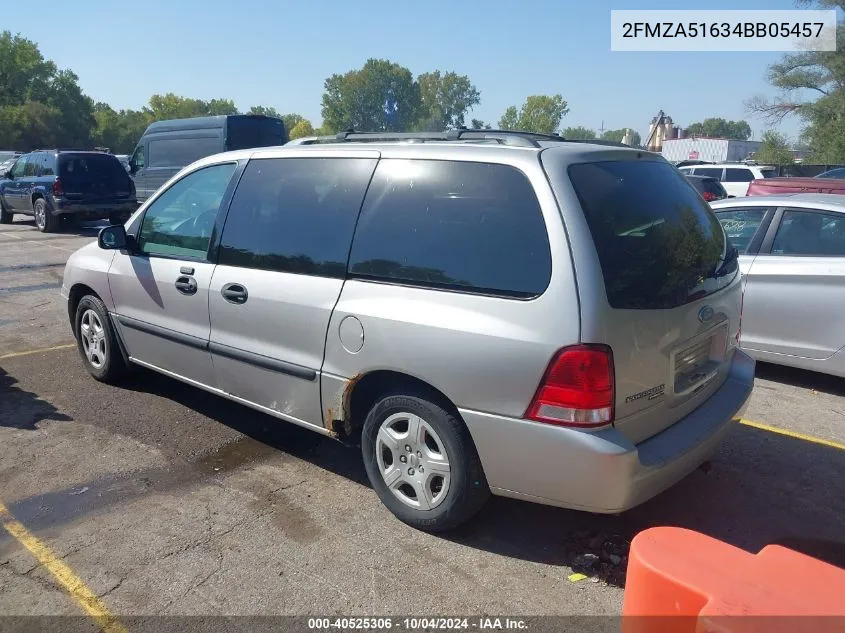 2004 Ford Freestar Se VIN: 2FMZA51634BB05457 Lot: 40525306