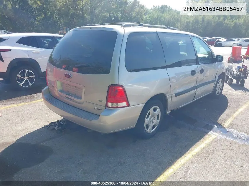 2004 Ford Freestar Se VIN: 2FMZA51634BB05457 Lot: 40525306