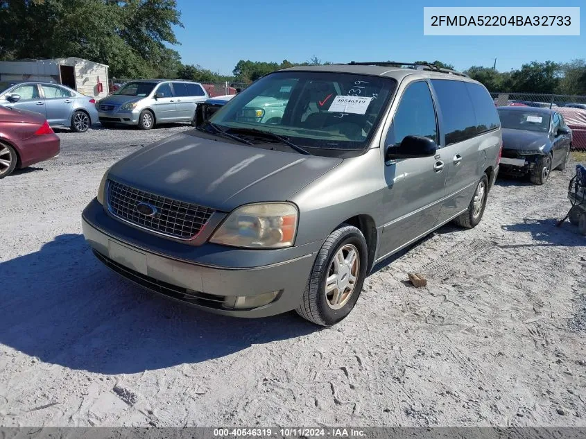 2004 Ford Freestar Sel VIN: 2FMDA52204BA32733 Lot: 40546319