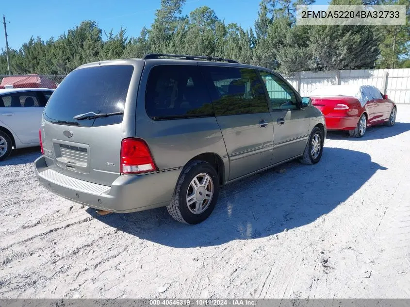 2004 Ford Freestar Sel VIN: 2FMDA52204BA32733 Lot: 40546319