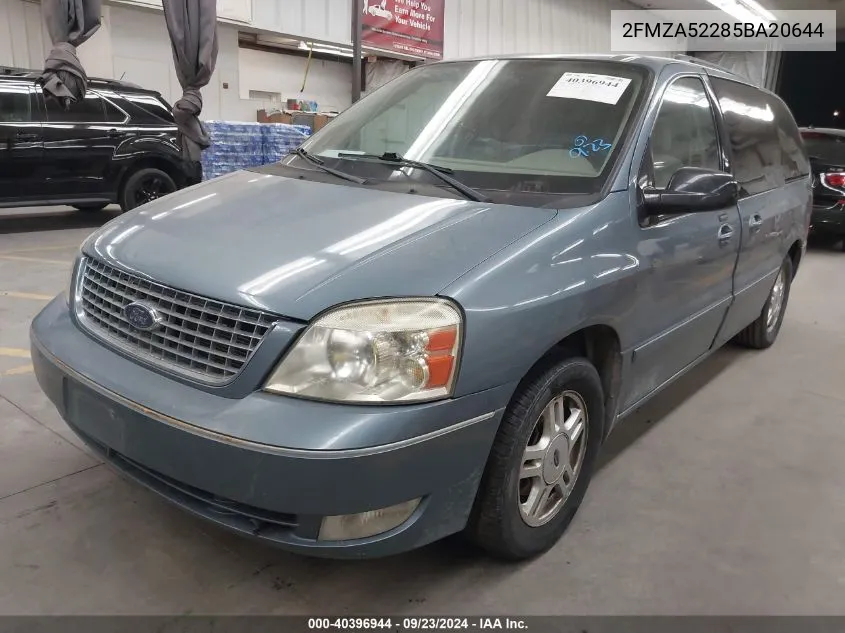 2005 Ford Freestar Sel VIN: 2FMZA52285BA20644 Lot: 40396944