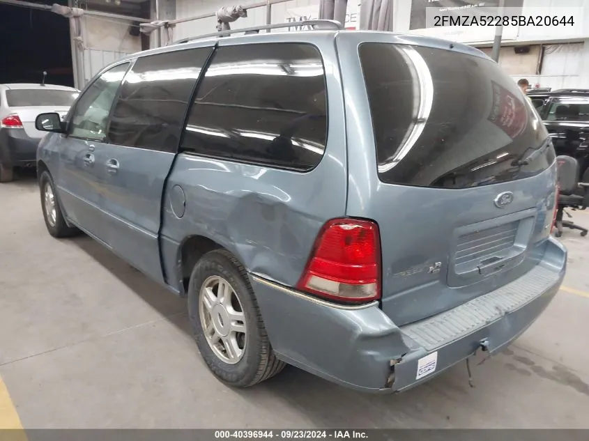 2005 Ford Freestar Sel VIN: 2FMZA52285BA20644 Lot: 40396944