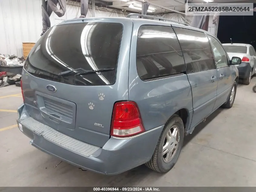 2005 Ford Freestar Sel VIN: 2FMZA52285BA20644 Lot: 40396944