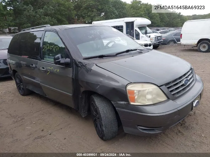 2005 Ford Freestar Se VIN: 2FMDA51645BA69323 Lot: 40399931