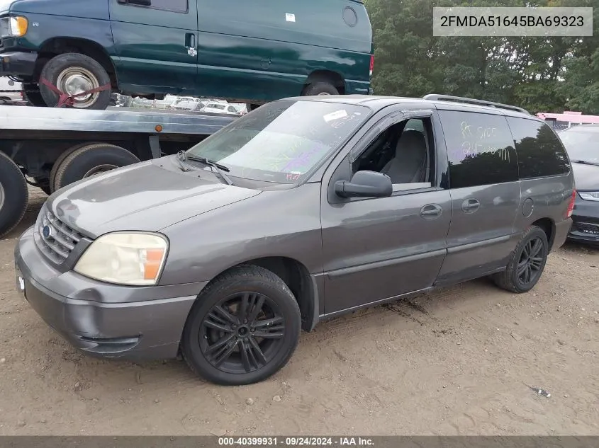 2005 Ford Freestar Se VIN: 2FMDA51645BA69323 Lot: 40399931