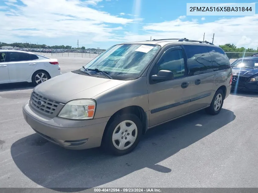 2005 Ford Freestar Se VIN: 2FMZA516X5BA31844 Lot: 40412594