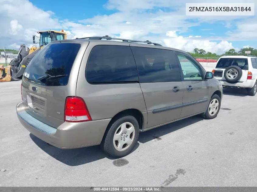 2005 Ford Freestar Se VIN: 2FMZA516X5BA31844 Lot: 40412594