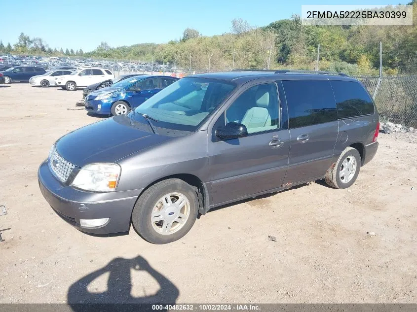 2005 Ford Freestar Sel VIN: 2FMDA52225BA30399 Lot: 40482632