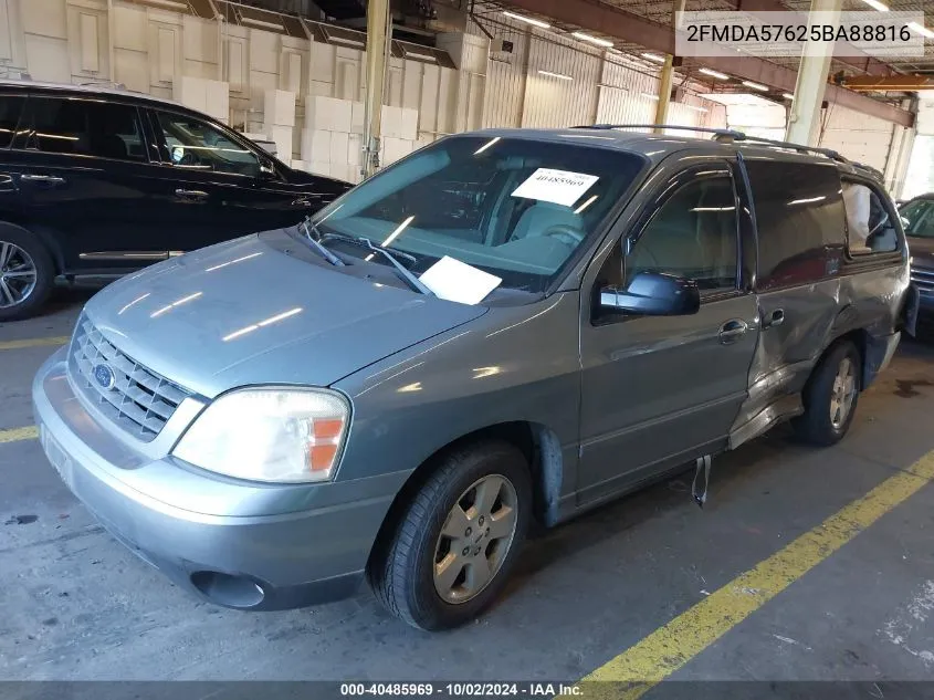 2005 Ford Freestar Ses VIN: 2FMDA57625BA88816 Lot: 40485969