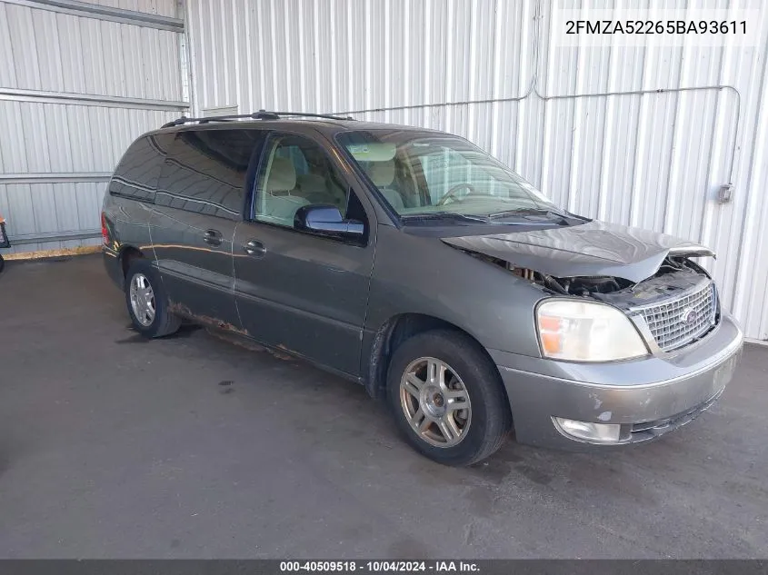 2005 Ford Freestar Sel VIN: 2FMZA52265BA93611 Lot: 40509518