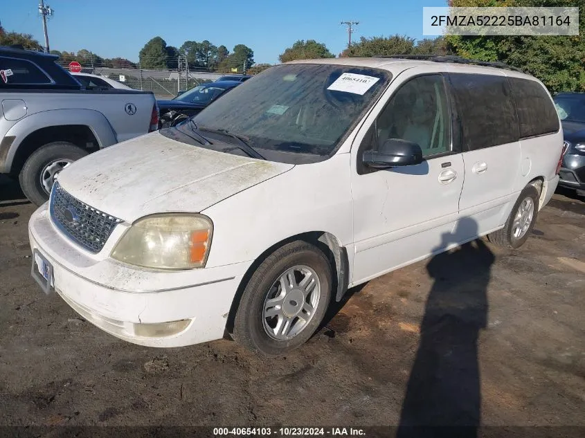 2005 Ford Freestar Sel VIN: 2FMZA52225BA81164 Lot: 40654103