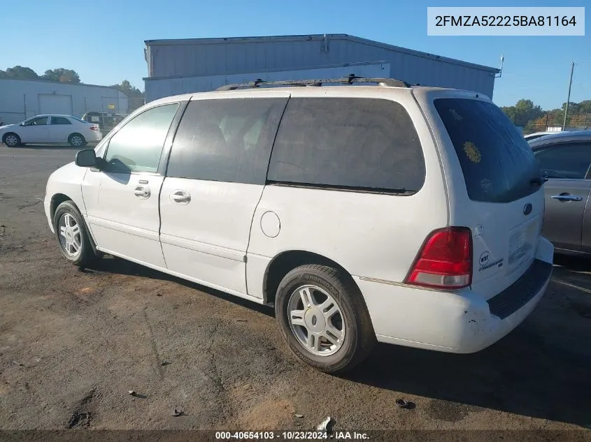 2005 Ford Freestar Sel VIN: 2FMZA52225BA81164 Lot: 40654103