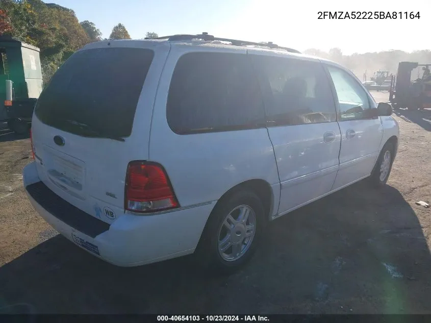 2005 Ford Freestar Sel VIN: 2FMZA52225BA81164 Lot: 40654103