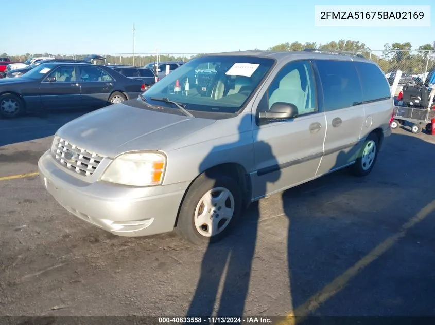 2FMZA51675BA02169 2005 Ford Freestar Se