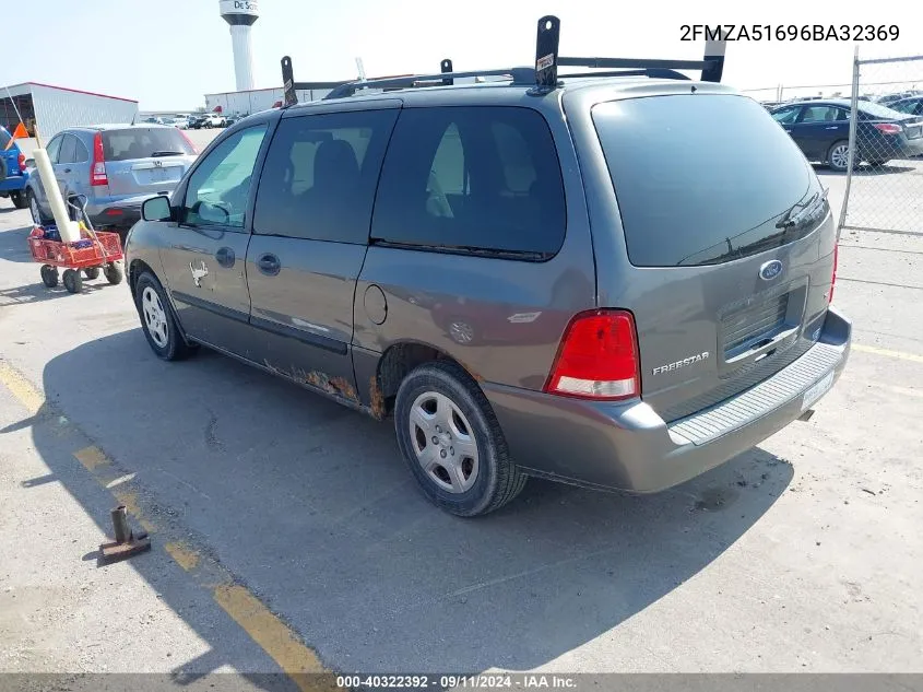 2006 Ford Freestar Se VIN: 2FMZA51696BA32369 Lot: 40322392