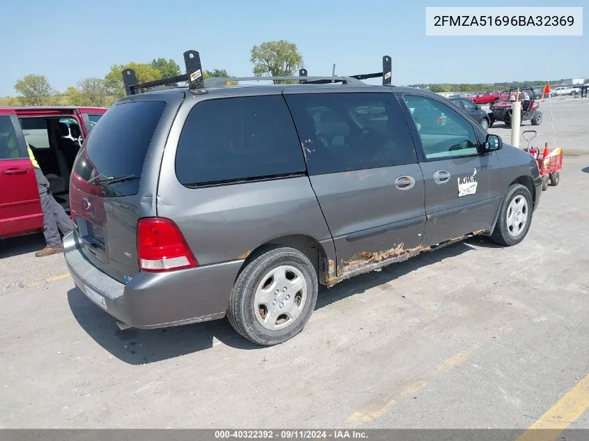 2006 Ford Freestar Se VIN: 2FMZA51696BA32369 Lot: 40322392