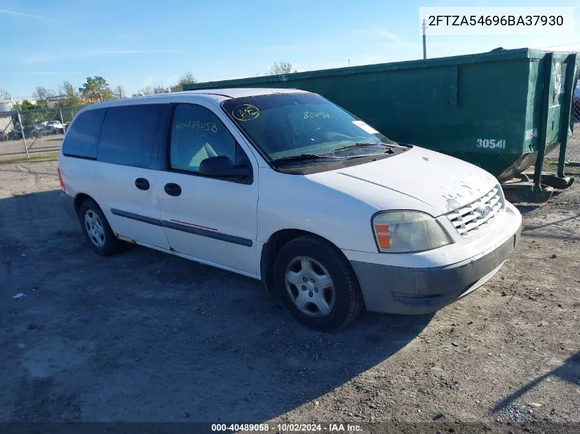 2006 Ford Freestar VIN: 2FTZA54696BA37930 Lot: 40489058