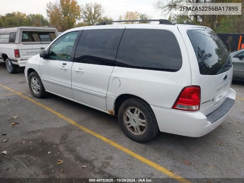 2006 Ford Freestar Sel VIN: 2FMZA52256BA17895 Lot: 40703820