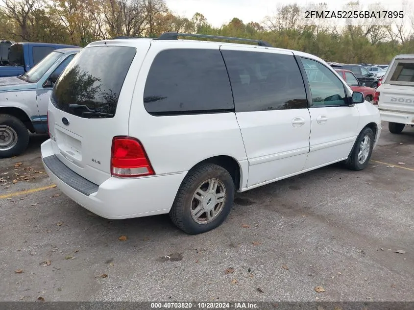 2006 Ford Freestar Sel VIN: 2FMZA52256BA17895 Lot: 40703820