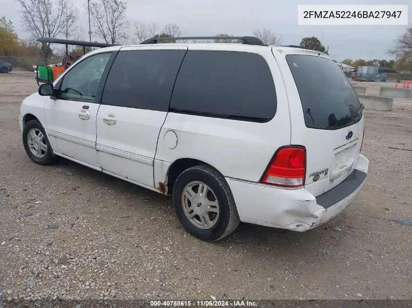 2006 Ford Freestar Sel VIN: 2FMZA52246BA27947 Lot: 40788615