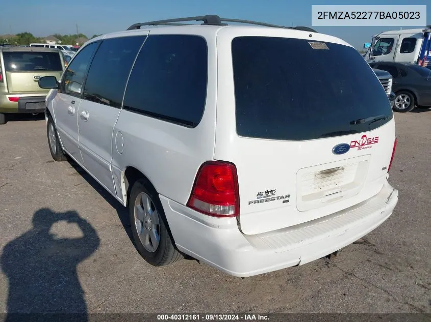 2007 Ford Freestar Sel VIN: 2FMZA52277BA05023 Lot: 40312161