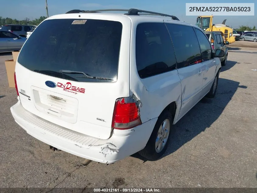 2007 Ford Freestar Sel VIN: 2FMZA52277BA05023 Lot: 40312161