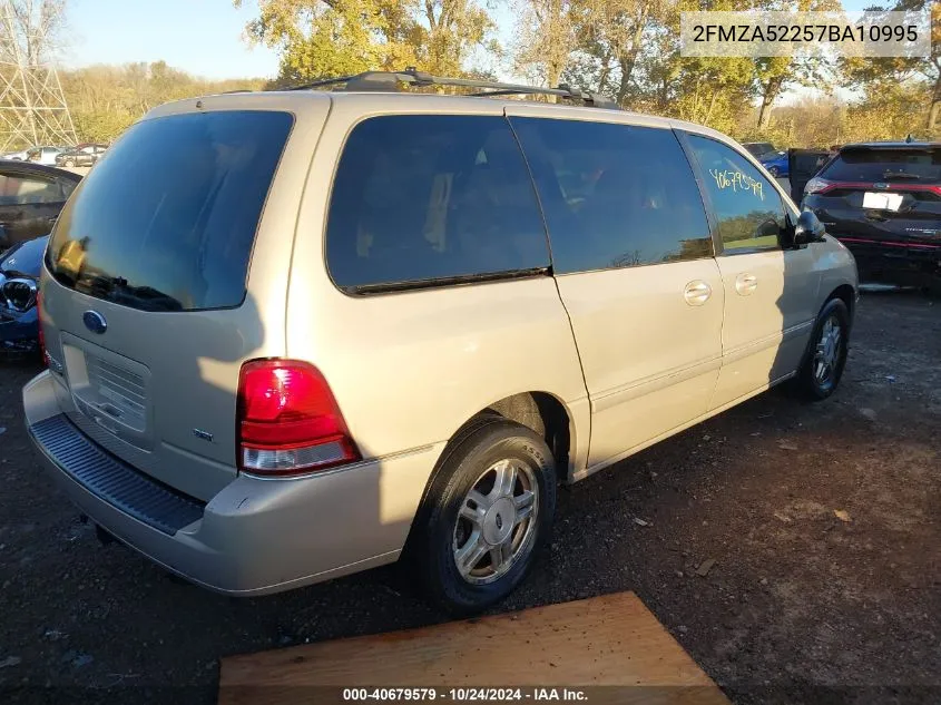 2007 Ford Freestar Sel VIN: 2FMZA52257BA10995 Lot: 40679579