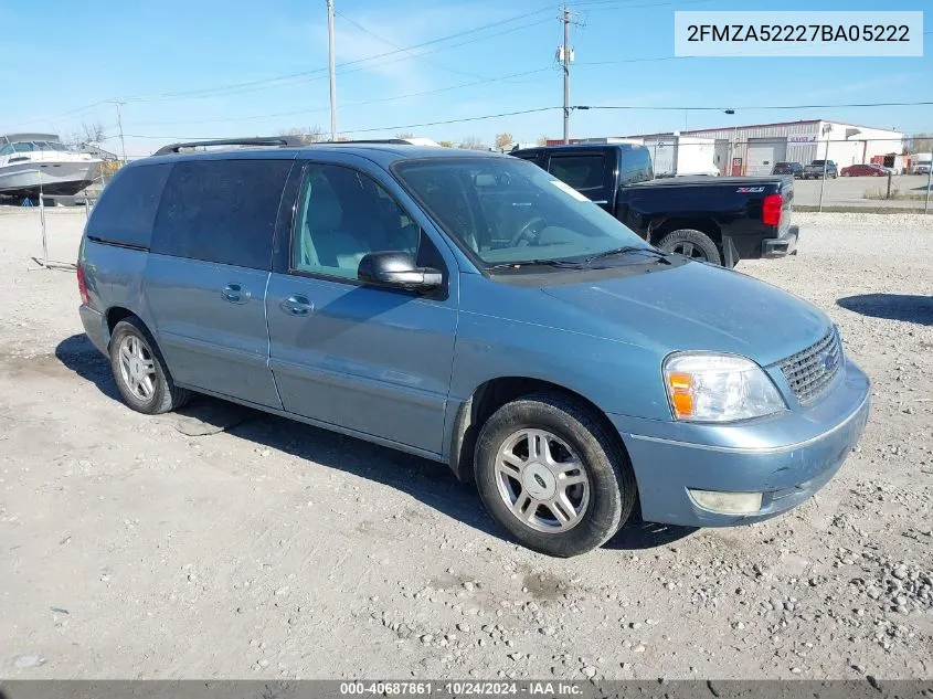 2007 Ford Freestar Sel VIN: 2FMZA52227BA05222 Lot: 40687861