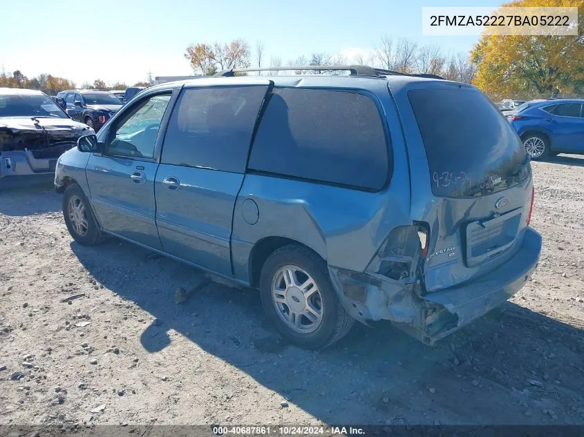 2007 Ford Freestar Sel VIN: 2FMZA52227BA05222 Lot: 40687861