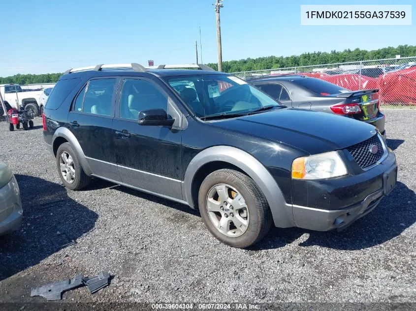 2005 Ford Freestyle Sel VIN: 1FMDK02155GA37539 Lot: 39604304