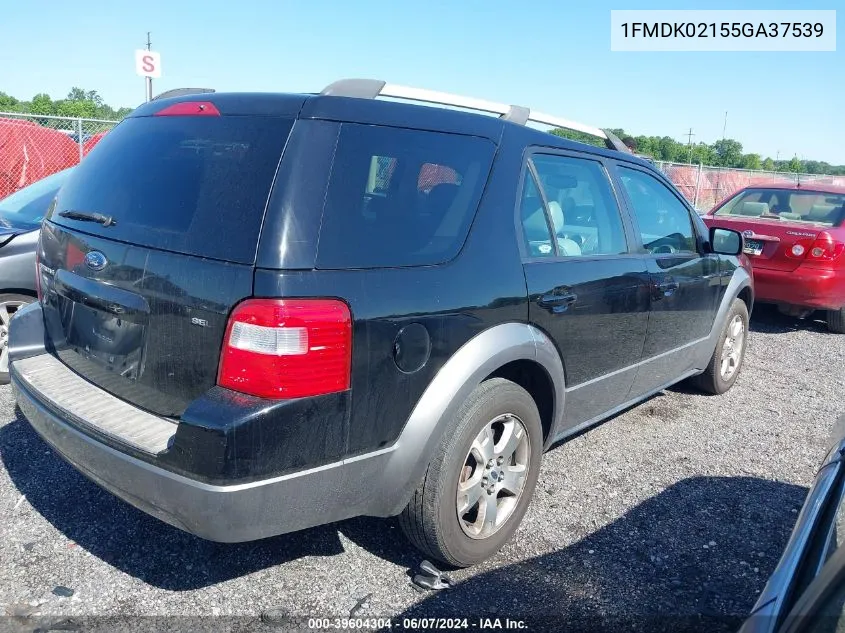 2005 Ford Freestyle Sel VIN: 1FMDK02155GA37539 Lot: 39604304