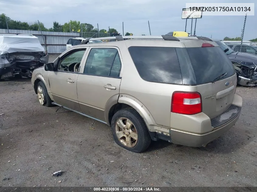 2005 Ford Freestyle Sel VIN: 1FMZK05175GA10134 Lot: 40230936