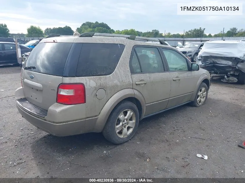 2005 Ford Freestyle Sel VIN: 1FMZK05175GA10134 Lot: 40230936