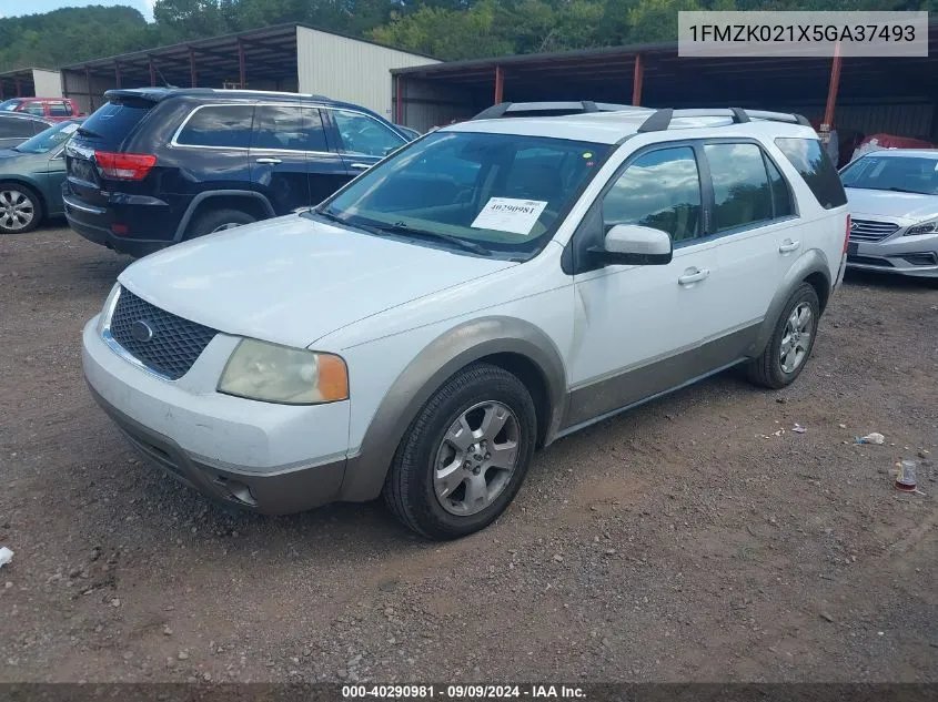 2005 Ford Freestyle Sel VIN: 1FMZK021X5GA37493 Lot: 40290981