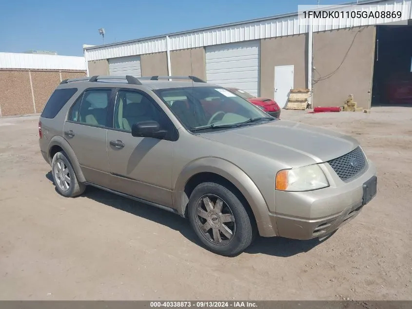 2005 Ford Freestyle Se VIN: 1FMDK01105GA08869 Lot: 40338873