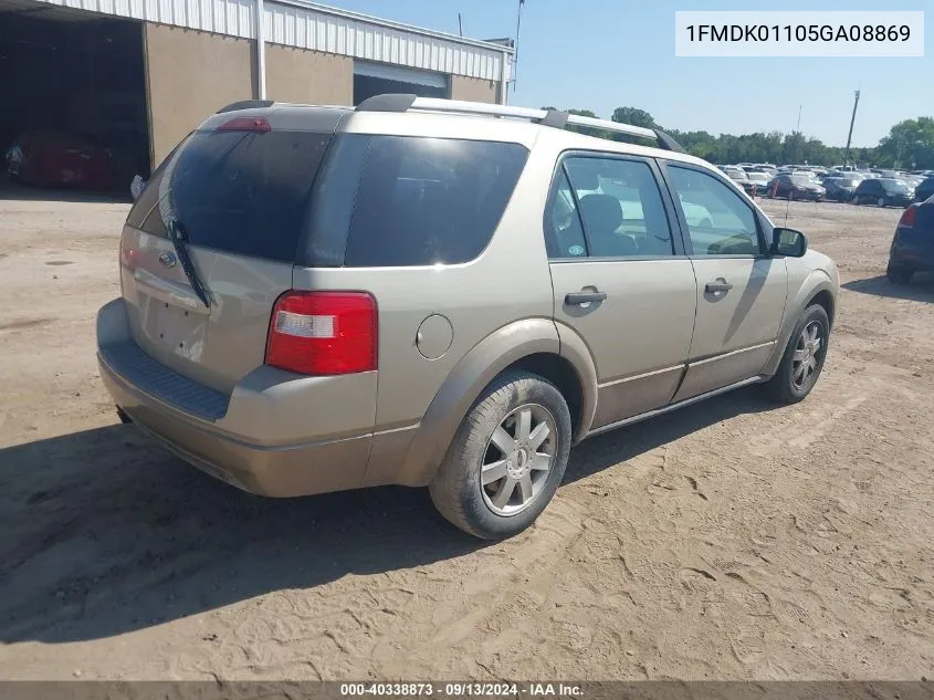 2005 Ford Freestyle Se VIN: 1FMDK01105GA08869 Lot: 40338873