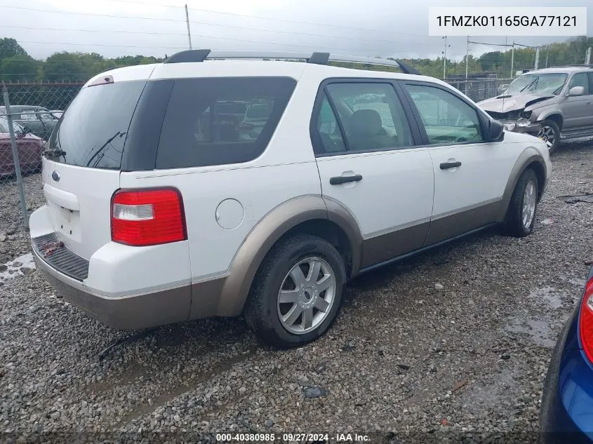 2005 Ford Freestyle Se VIN: 1FMZK01165GA77121 Lot: 40380985