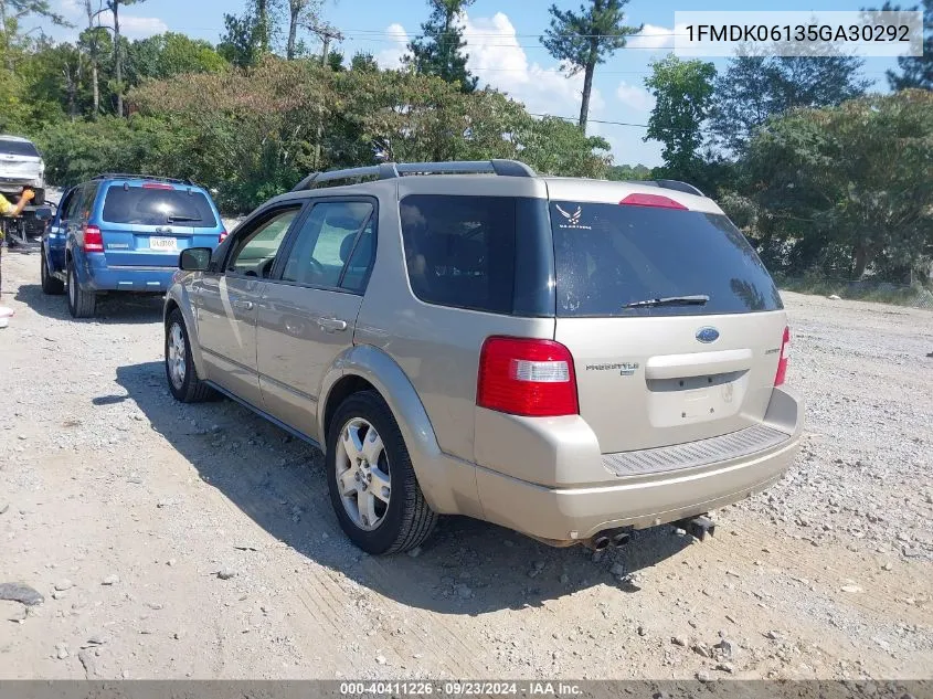 1FMDK06135GA30292 2005 Ford Freestyle Limited