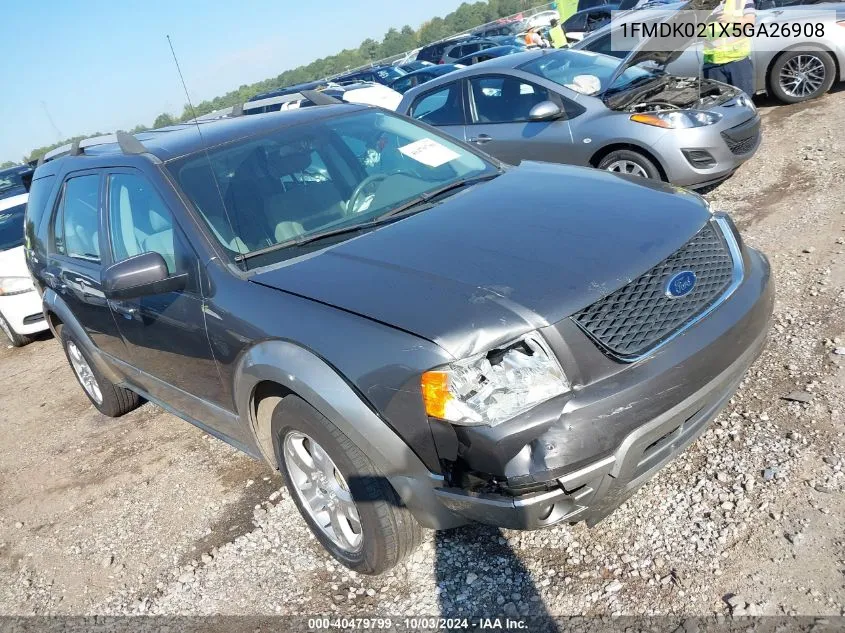 2005 Ford Freestyle Sel VIN: 1FMDK021X5GA26908 Lot: 40479799