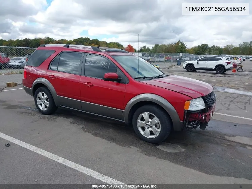 2005 Ford Freestyle Sel VIN: 1FMZK02155GA56534 Lot: 40575493