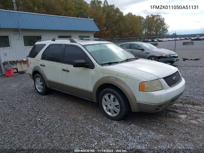 2005 Ford Freestyle Se VIN: 1FMZK01105GA51131 Lot: 40830165