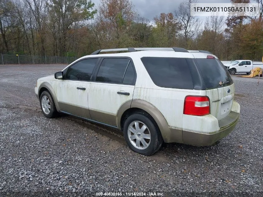 2005 Ford Freestyle Se VIN: 1FMZK01105GA51131 Lot: 40830165