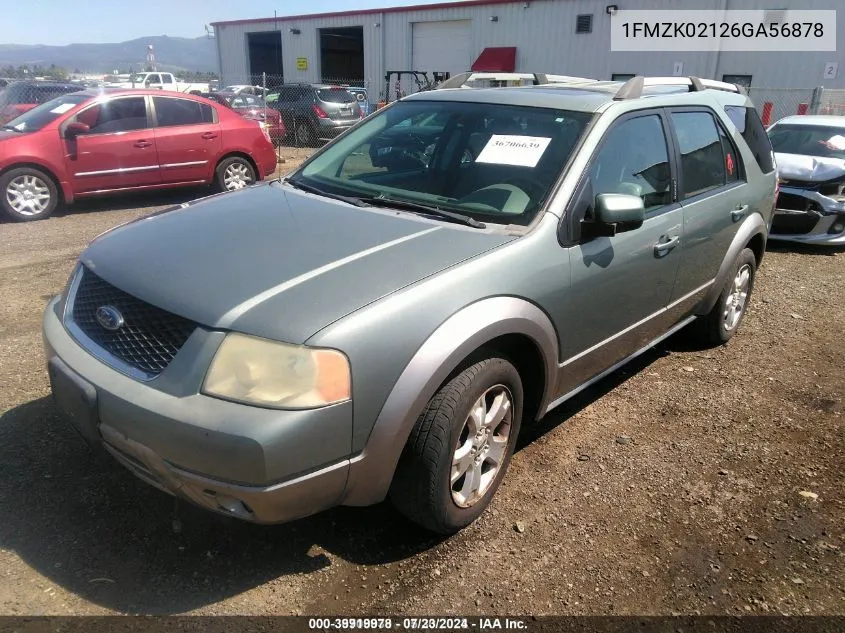 2006 Ford Freestyle Sel VIN: 1FMZK02126GA56878 Lot: 39919978