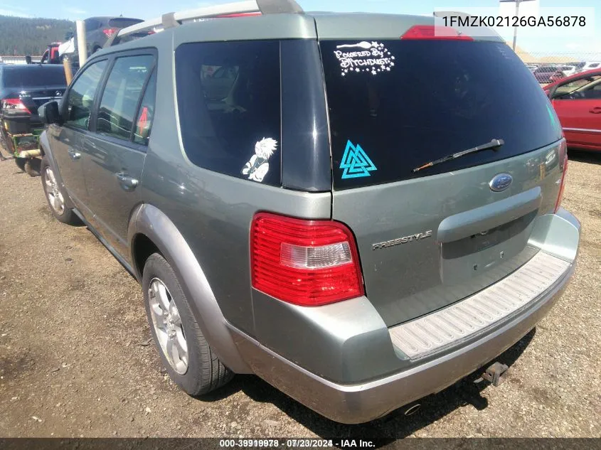 1FMZK02126GA56878 2006 Ford Freestyle Sel