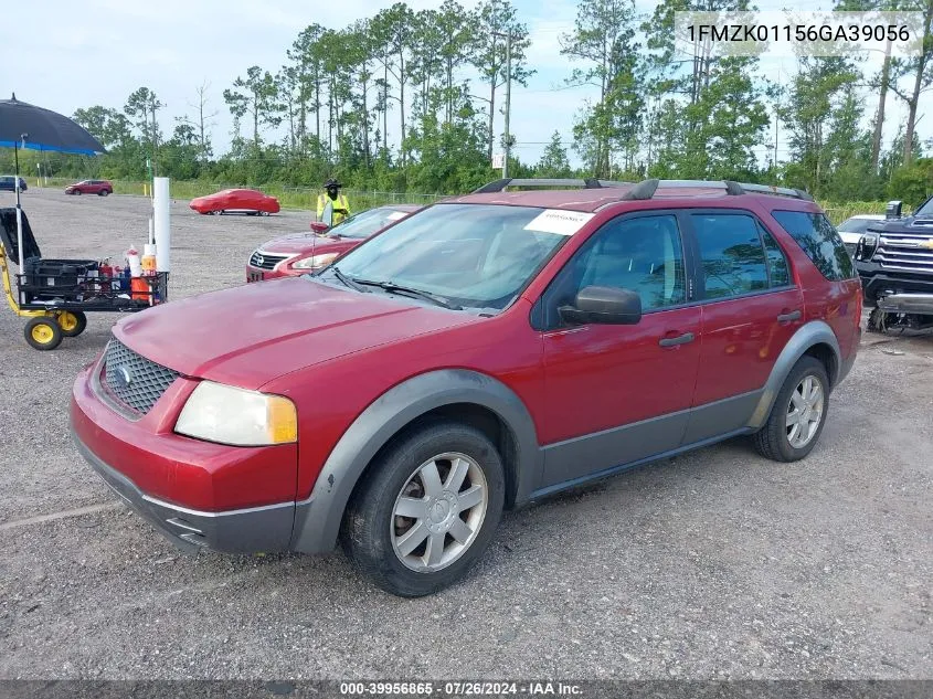 2006 Ford Freestyle Se VIN: 1FMZK01156GA39056 Lot: 39956865