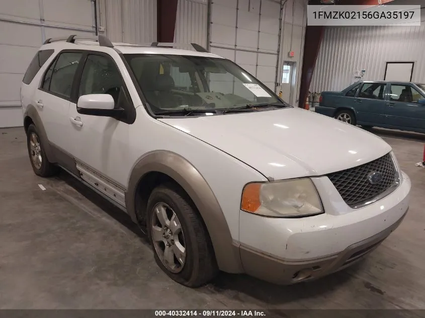 1FMZK02156GA35197 2006 Ford Freestyle Sel